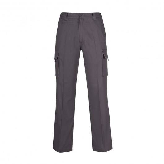Charcoal Mercerised Work Cargo Pants
